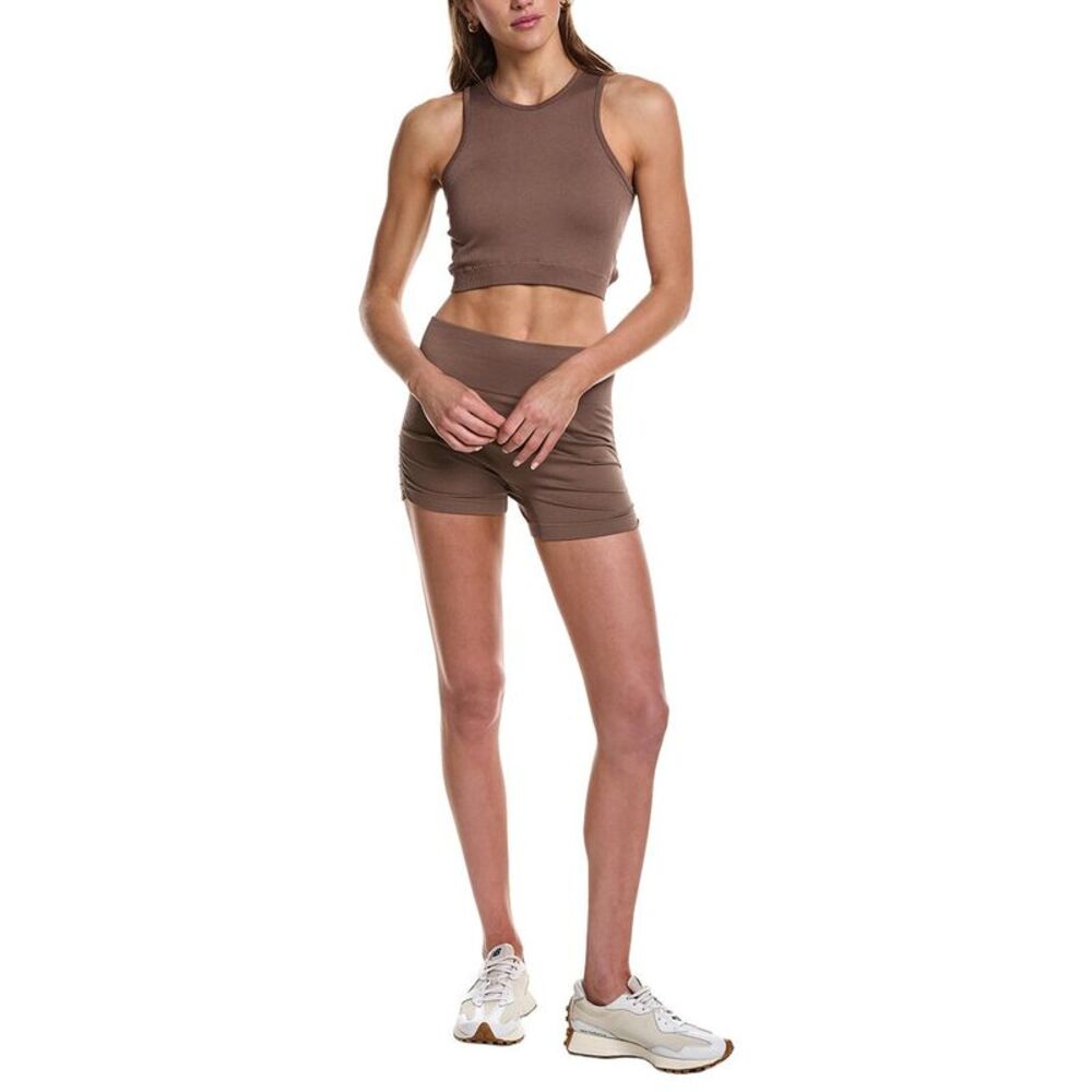 Marion Womens  3In 2Pc Contour Flex Seamless Set, Brown